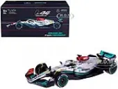 Mercedes-AMG F1 W13 E Performance 44 Lewis Hamilton ""F1 Formula One World Championship"" (2022) with Display Case 1/43 Diecast Model Car by Bburago