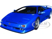 Lamborghini Diablo SE30 Blu Sirena Blue Metallic 1/18 Model Car by Autoart