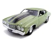 1970 Chevrolet Chevelle SS 454 Pro Street Green 1/24 Diecast Car by Unique Replicas