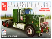 Skill 3 Model Kit Kenworth Conventional Tractor ""Alaskan Hauler"" 1/25 Scale Model by AMT