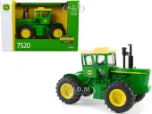 John Deere 7520 Tractor Green with Yellow Top ""Replica Play"" Series 1/32 Diecast Model by ERTL TOMY