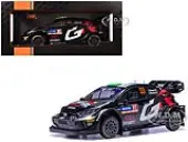 Toyota GR Yaris Rally1 Hybrid 33 Elfyn Evans - Scott Martin 2nd Place ""Rally Sweden"" (2024) 1/18 Diecast Model Car by IXO Models