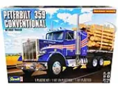 Level 4 Model Kit Peterbilt 359 Conventional Truck Tractor (without Trailer) ""Historic Series"" 1/25 Scale Model by Revell