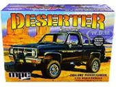 Skill 2 Model Kit 1984 GMC Pickup Truck (Molded in Black) ""Deserter"" 1/25 Scale Model by MPC