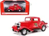 1932 Ford Coupe ""Coca-Cola"" Red with Black Top 1/43 Diecast Model Car by Motor City Classics