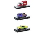 ""Coca-Cola"" Set of 3 pieces Release 53 Limited Edition to 10000 pieces Worldwide 1/64 Diecast Model Cars by M2 Machines