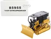 CAT Caterpillar D5 XR Fire Suppression Track Type Dozer Yellow ""High Line"" Series 1/50 Diecast Model by Diecast Masters