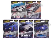""Modern Classics"" 5 piece Set ""Car Culture"" 2024 Series E Diecast Model Cars by Hot Wheels