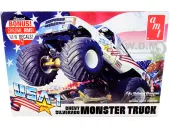 Skill 2 Model Kit Chevrolet Silverado ""USA-1"" Monster Truck 1/25 Scale Model by AMT