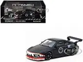 Old &amp; New 997 Matt Black with Graphics ""Hobby64"" Series 1/64 Diecast Model Car by Tarmac Works