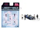 ""Liberty Walk Team"" 5 piece Diecast Figure Set (5 Figures) Limited Edition for 1/64 Scale Models by American Diorama