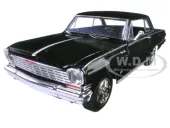 1964 Chevrolet Nova SS Black ""Muscle Car Collection"" 1/25 Diecast Model Car by New Ray