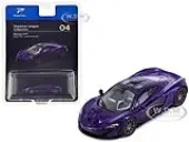 McLaren P1 Lantana Purple Metallic with Black Top ""Hypercar League Collection"" 1/64 Diecast Model Car by PosterCars