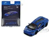 Lamborghini Countach LPI 800-4 Blue ""Hypercar League Collection"" 1/64 Diecast Model Car by PosterCars