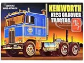 Skill 3 Model Kit Kenworth K-123 Cabover Truck Tractor ""Gulf Oil"" 1/25 Scale Model by AMT