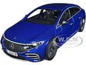 Mercedes-Benz EQS Blue Metallic ""Special Edition"" Series 1/27 Diecast Model Car by Maisto