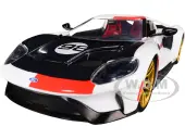 2021 Ford Gt 98 White ""Heritage Edition"" ""Bigtime Muscle"" Series 1/24 Diecast Model Car by Jada
