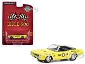 1971 Plymouth Barracuda Convertible ""Dixie 500 Pace Car"" Yellow ""Hobby Exclusive"" Series 1/64 Diecast Model Car by Greenlight