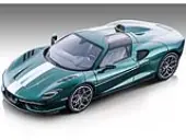 2020 Touring Superleggera Arese RH95 Green Metallic with White Stripes ""Mythos Series"" Limited Edition to 70 pieces Worldwide 1/18 Model Car by Tecno