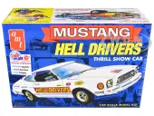 Skill 2 Model Kit 1977 Ford Mustang ""Hell Drivers"" Thrill Show Car 1/25 Scale Model by AMT
