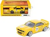 Nissan Silvia (S14) Boss RHD (Right Hand Drive) 23 Yellow ""Rocket Bunny - SEMA (Specialty Equipment Market Association) Show 2015"" 1/64 Diecast Model