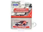2021 Ford Bronco ""Ford Performance Ford Bronco R Prototype Tribute"" Edition Black and Orange with Graphics and Roof Rack ""Hobby Exclusive"" Series 1/6