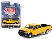 2021 Ram 3500 Tradesman Pickup Truck School Bus Yellow ""Blue Collar Collection"" Series 11 1/64 Diecast Model Car by Greenlight