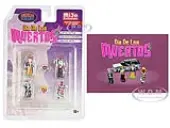 ""Dia de los Muertos 2"" 6 piece Diecast Set (4 Figures 2 Masks) Limited Edition to 3600 pieces Worldwide for 1/64 Scale Models by American Diorama