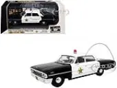 1964 Ford Galaxie 500 Police Car ""Mount Airy Mayberry Sheriff"" Black and White 1/43 Diecast Model by Iconic Replicas