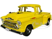 1957 Chevrolet 3100 Stepside Pickup Truck Yellow ""Timeless Legends"" Series 1/24 Diecast Model Car by Motormax