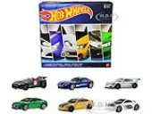 ""European Theme"" 6 piece Set Diecast Model Cars by Hot Wheels