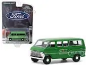 1970 Ford Club Wagon Van Green ""Board of Education"" ""Hobby Exclusive"" 1/64 Diecast Model by Greenlight
