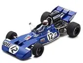 Tyrrell 003 12 Jackie Stewart ""Tyrrell-Ford"" Winner Formula One F1 ""British GP"" (1971) with Acrylic Display Case 1/18 Model Car by Spark