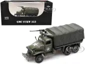 GMC CCKW 353 Truck With Mounted Gun Olive Drab ""4148174-S"" US Army World War II 1/72 Diecast Model by Legion