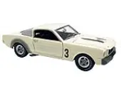 1965 Shelby GT350R Prototype 3 White Limited Edition to 312 pieces Worldwide 1/18 Diecast Model Car by ACME
