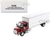 Peterbilt 536 Truck with Supreme Signature Van Body Red Metallic ""Transport Series"" 1/32 Diecast Model by Diecast Masters
