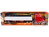 Peterbilt 387 Truck Red with Grain Trailer White ""Long Haul Truckers"" Series 1/43 Diecast Model by New Ray