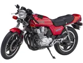 Honda CB750F Motorcycle Red with Helmet ""Baribari Legend"" (1986) OVA 1/12 Model by Autoart