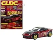 Nissan Z ""LB Nation Works"" 23 Gem Red Metallic with Black Top and Hood with CLDC Magazine Special Edition Issue 1/64 Diecast Model Car by Mini GT