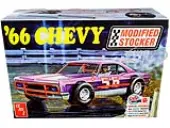 Skill 2 Model Kit 1966 Chevrolet Impala Modified Stocker 1/25 Scale Model by AMT