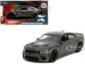 2021 Dodge Charger SRT Hellcat Gray Metallic ""Fast X"" (2023) Movie ""Fast &amp; Furious"" Series 1/32 Diecast Model Car by Jada