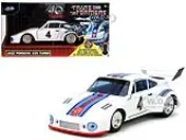 Porsche 935 Turbo 4 ""Jazz"" White with Blue and Red Stripes ""Transformers"" ""Hollywood Rides"" Series 1/32 Diecast Model Car by Jada