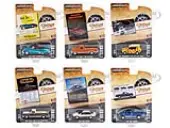 ""Vintage Ad Cars"" Set of 6 pieces Series 8 1/64 Diecast Model Cars by Greenlight