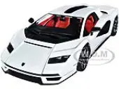 Lamborghini Countach LPI 800-4 White 1/24 Diecast Model Car by Bburago