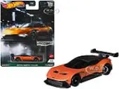 Aston Martin Vulcan Orange Metallic ""Exotic Envy"" Series Diecast Model Car by Hot Wheels