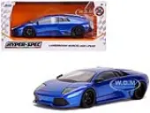 Lamborghini Murcielago LP640 Candy Blue ""Hyper-Spec"" 1/24 Diecast Model Car by Jada