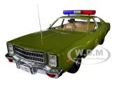 1977 Plymouth Fury U.S. Army Police Army Green ""The A-Team"" (1983-1987) TV Series 1/18 Diecast Model Car by Greenlight