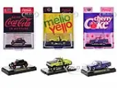 ""Sodas"" Set of 3 pieces Release 48 Limited Edition to 9650 pieces Worldwide 1/64 Diecast Model Cars by M2 Machines