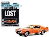 1971 Chevrolet Camaro Z/28 Orange with White Stripes (Dirty Version) ""Lost"" (2004-2010) TV Series ""Hollywood Series"" Release 38 1/64 Diecast Model Ca