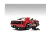 ""Detail Masters"" Figure 1 (Wheel Cleaning) for 1/18 Scale Models by American Diorama